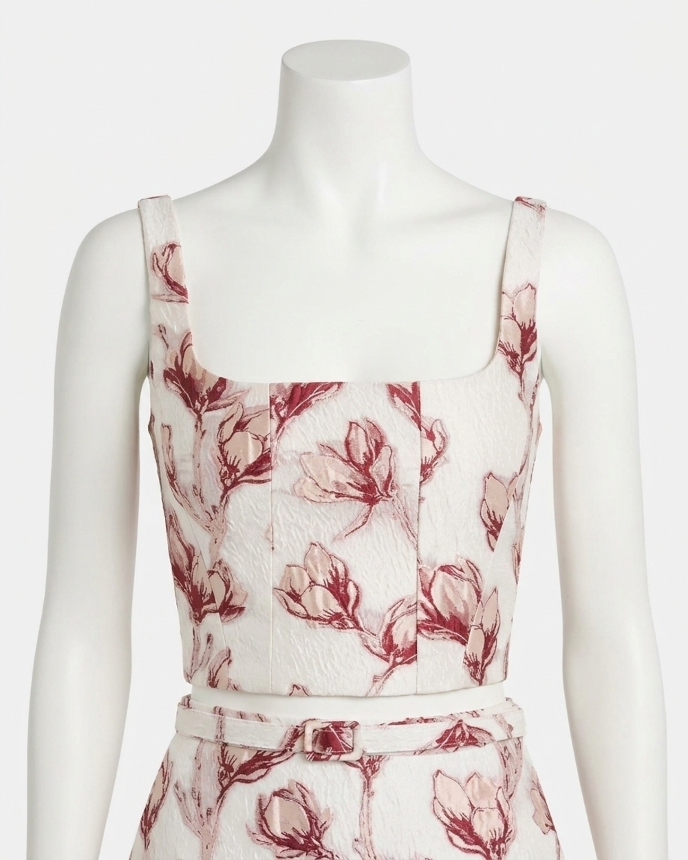 NEW MILLY paige floral top in pink/white